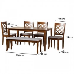 Dining Room - 6 pieces - Brown