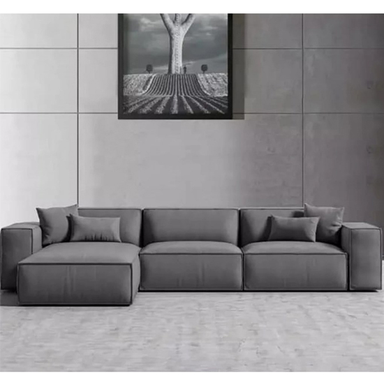 L-Shape Sofa- Grey