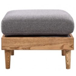  wood pouf  W60 