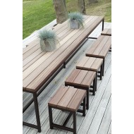 Dining table 300cm set with 10 chairs