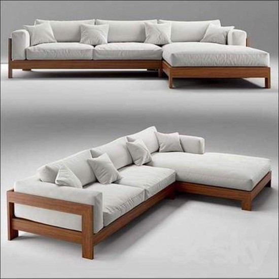 2x3 Wood Sofa