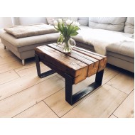 Natural Wood Coffee Table