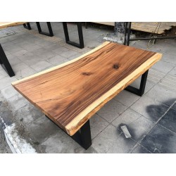 3-Piece Natural Wood Table Set 