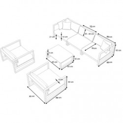 Niesky M Outdoor/Indoor Furniture Set
