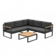 Modern L Shaped Sofa With A Table