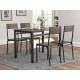 Dining Set - 1 Table & 4 Chairs 