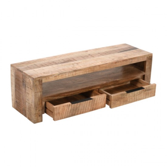 Natural Wood TV Stand T40