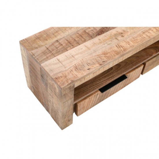 Natural Wood TV Stand T40