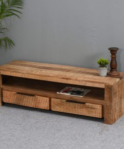 Natural Wood TV Stand T40