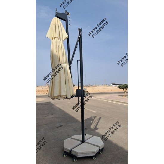 Rotating  360 Degree Cantilever aRaims Umbrella 16SQM