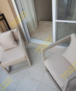 OUTDOOR TABLE AND 10 CHAIRS - RU 