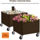 Parasol Stand with Flower Pot