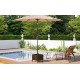Parasol Stand with Flower Pot