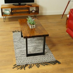 Solid Coffee Table Industrial 60X120