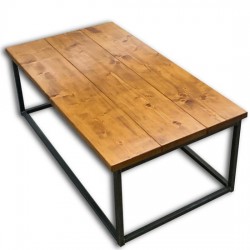 Coffee Table Solid Wood 80x45