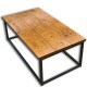 Coffee Table Solid Wood 80x45