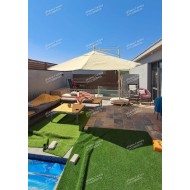 Rotating 360 Degree Jumbo Cantilever Umbrella 16 SQM