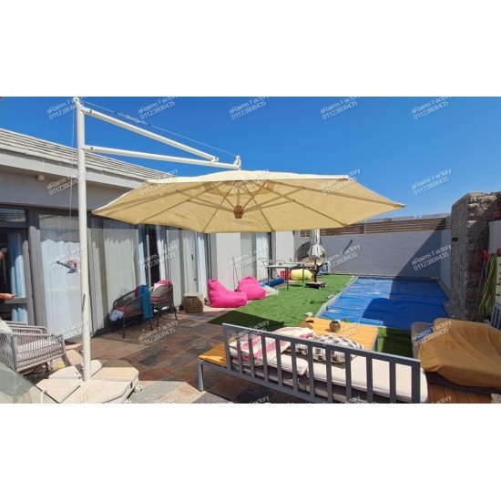 Rotating 360 Degree Jumbo Cantilever Umbrella 16 SQM