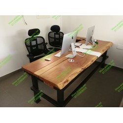Slab Wood Office Desk