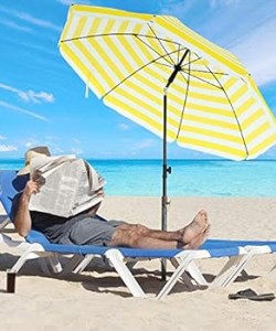 stainless steel  Umbrella With Tilt and Crank  250cm
