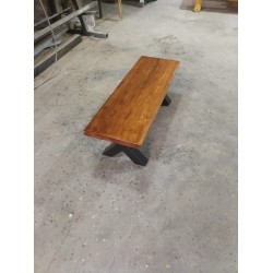 wooden bench