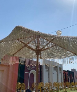macrame umbrella