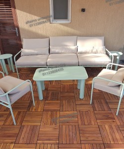 outdoor set, sofa 2 chairs and 3 table VR