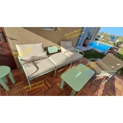 outdoor set, sofa 2 chairs and 3 table VR