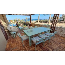 outdoor table and 8 chairs VR