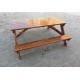 picnic table  available 2 sizes 